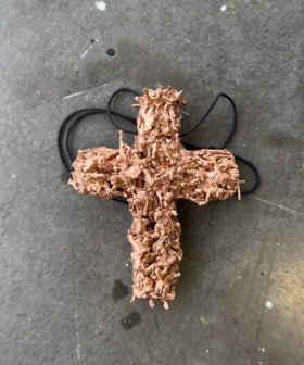 BRONZE SOLDIERS CROSS NECKLACE