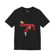 Red Brushstroke Shirt — t-shirt graphique SVHAINE ALVAREZ — vue produit 2