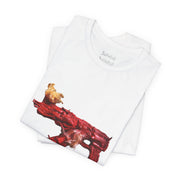 Red Brushstroke Shirt — t-shirt graphique SVHAINE ALVAREZ — vue produit 6