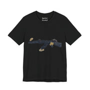 BLACK GOLD AK SHIRT — T-shirt graphique unisexe