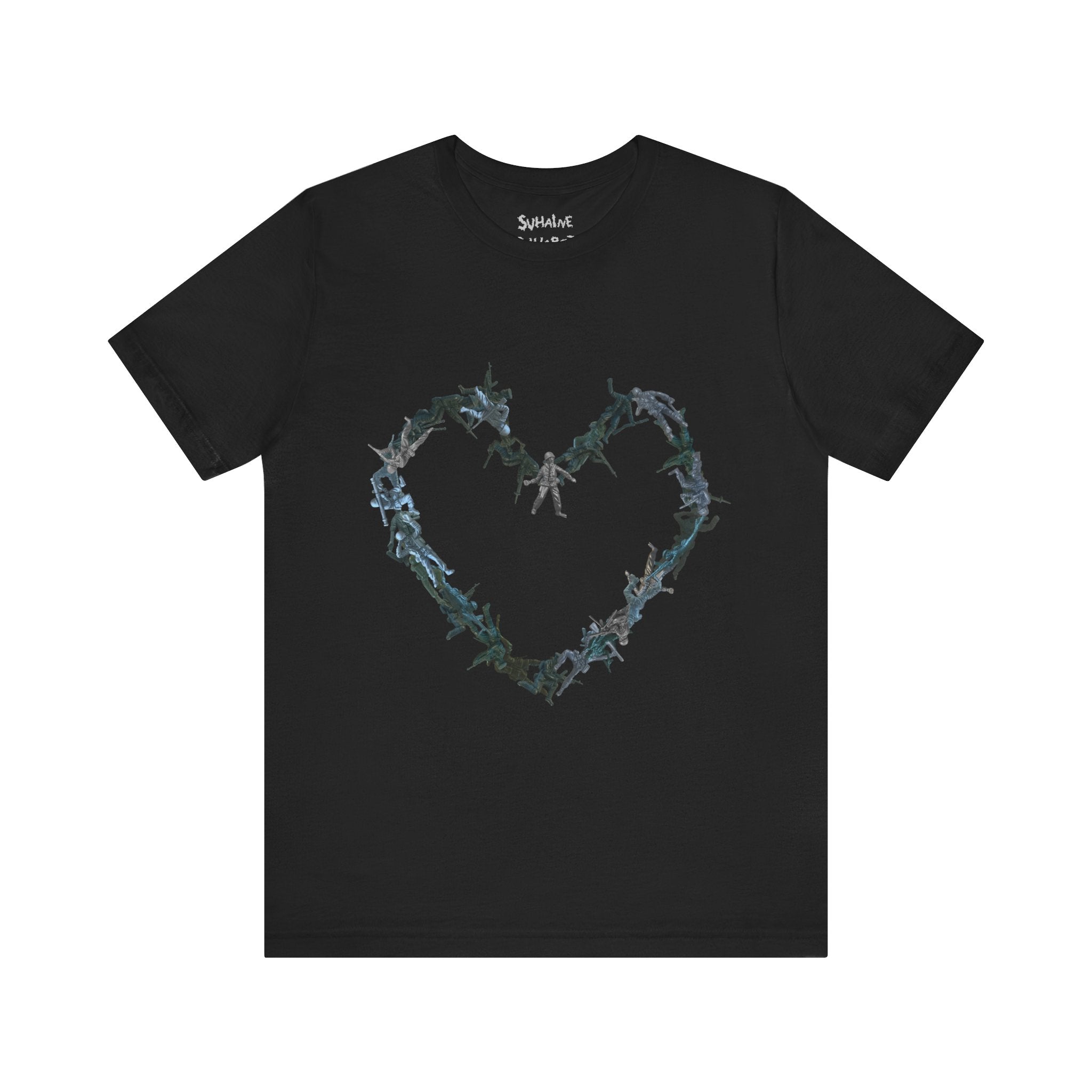 Patriotic Heart Soldiers Unisex T-Shirt