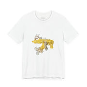 Yellow Draco Dolls Shirt — t-shirt graphique SVHAINE ALVAREZ — vue produit 2
