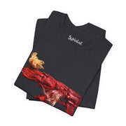 RED Brushstroke Gun Graphic Tee