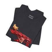 Red Brushstroke Shirt — t-shirt graphique SVHAINE ALVAREZ — vue produit 12