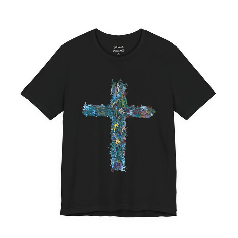 SOLDIER CROSS SHIRT — Unisex-Grafik-T-Shirt