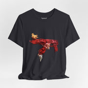 Red Brushstroke Shirt — t-shirt graphique SVHAINE ALVAREZ — vue produit 13