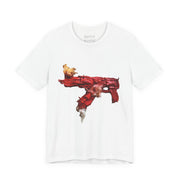 RED Brushstroke Gun Graphic Tee