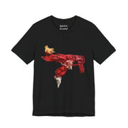 RED Brushstroke Gun Graphic Tee
