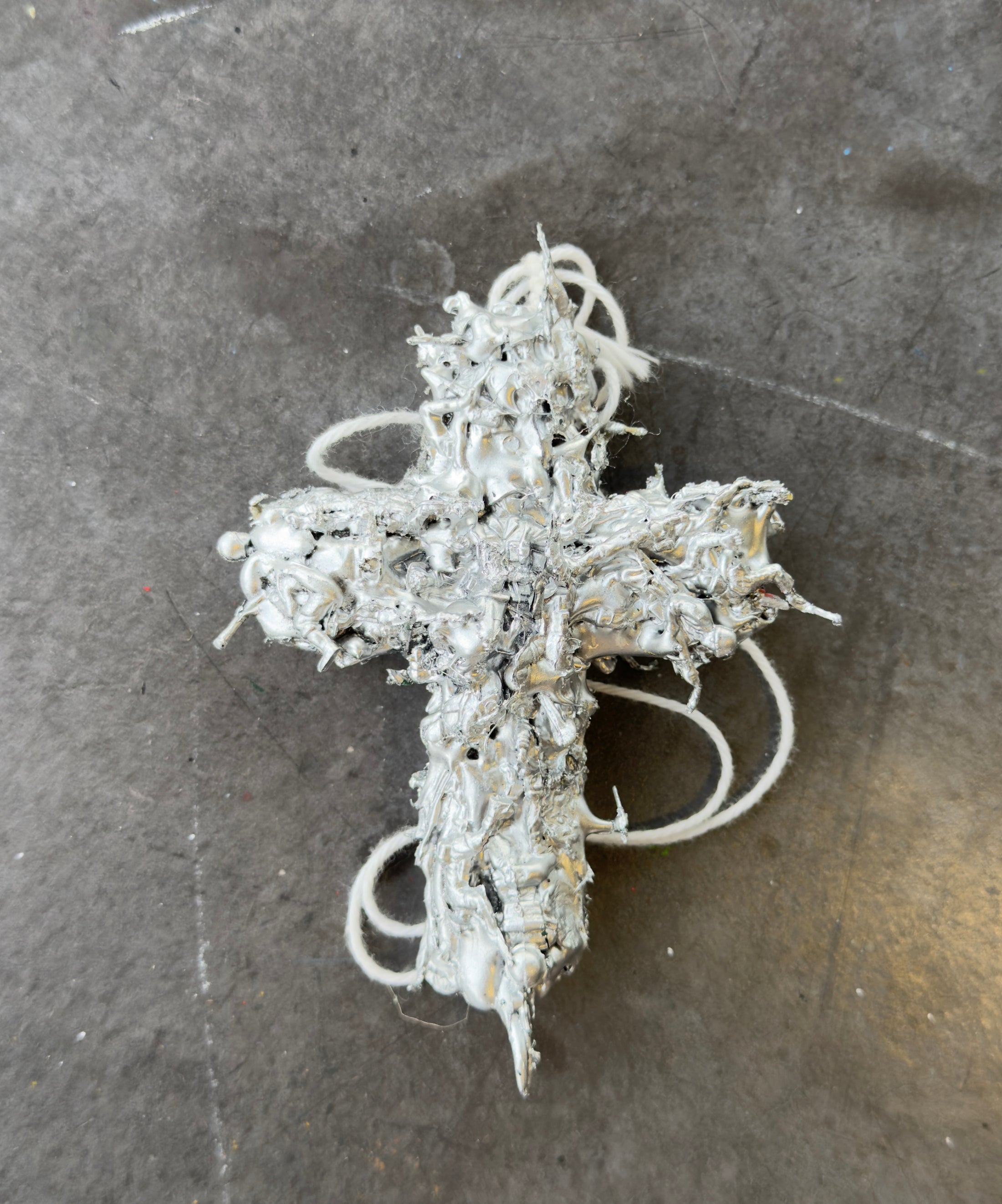 SILVER SOLDIERS CROSS NECKLACE