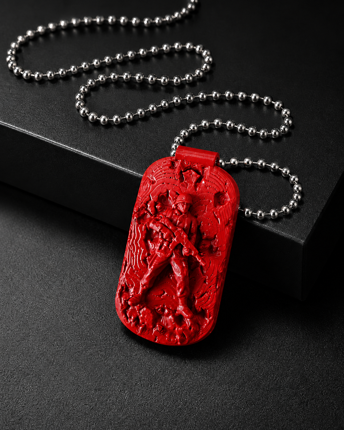 SOLDIERS NECKLACE (RED)
