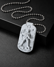 SOLDIERS NECKLACE (WHITE)