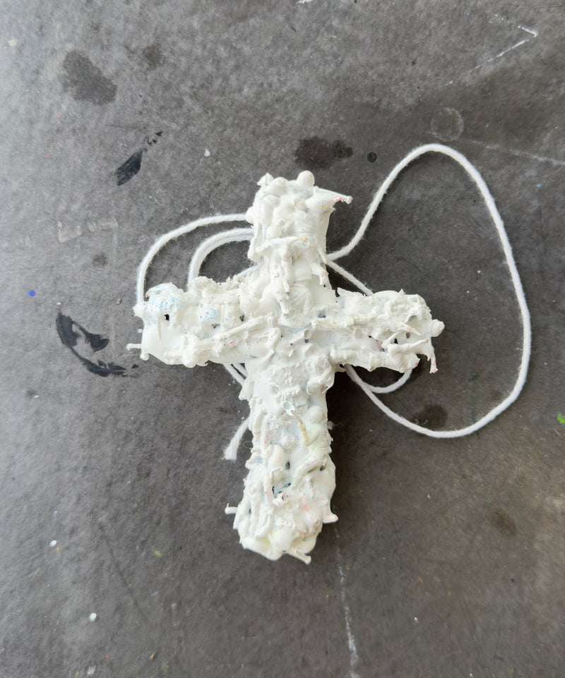 COLLIER CROIX SOLDATS DE NEIGE