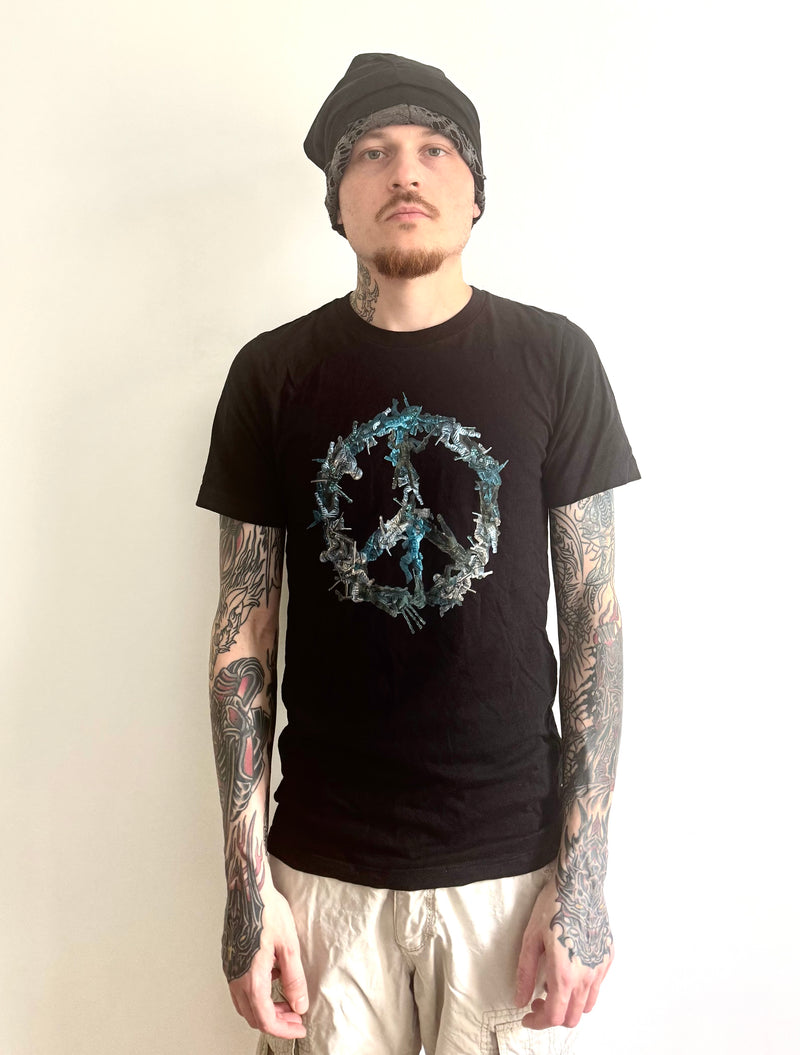 Peace and War Unisex Cotton Short Sleeve T-Shirt