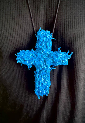 BLUE CROSSLACE