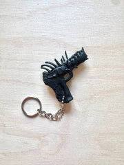 BONES PISTOL KEYCHAIN — Porte-clés sculpture miniature