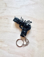 BONES PISTOL KEYCHAIN — Porte-clés sculpture miniature