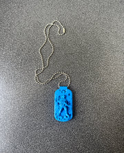 SOLDIERS NECKLACE (blue)