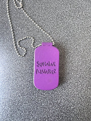 SOLDIERS NECKLACE (PURPLE)