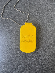 SOLDIERS NECKLACE (YELLOW)