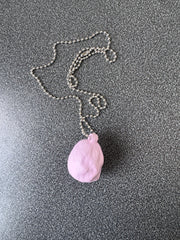 DOLLS SKULL HEAD NECKLACE (PINK)