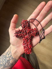 NECKLACE FIRE CROSS