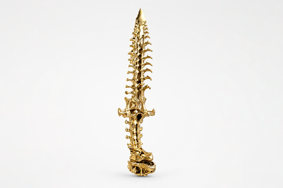 KNIFE T-REX GOLDEN VERSION