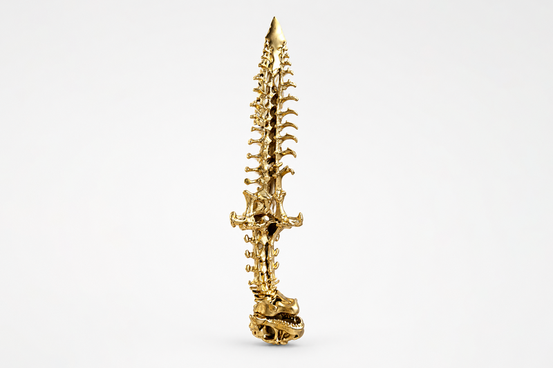 KNIFE T-REX GOLDEN VERSION