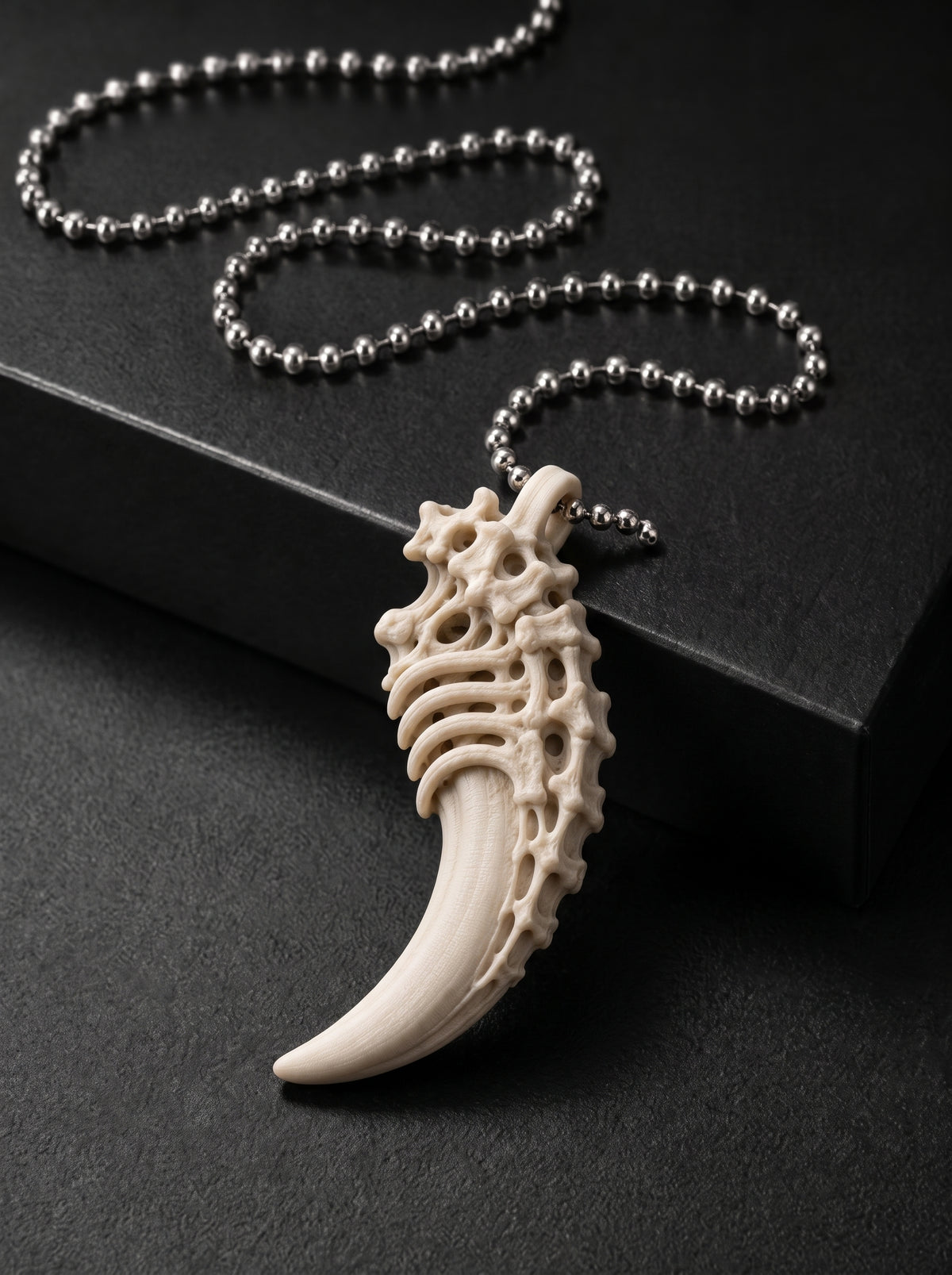 FOSSIL FANG NECKLACE