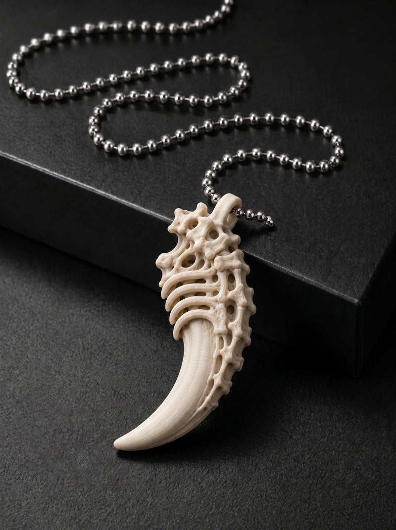 FOSSIL FANG NECKLACE