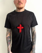 NECKLACE FIRE CROSS