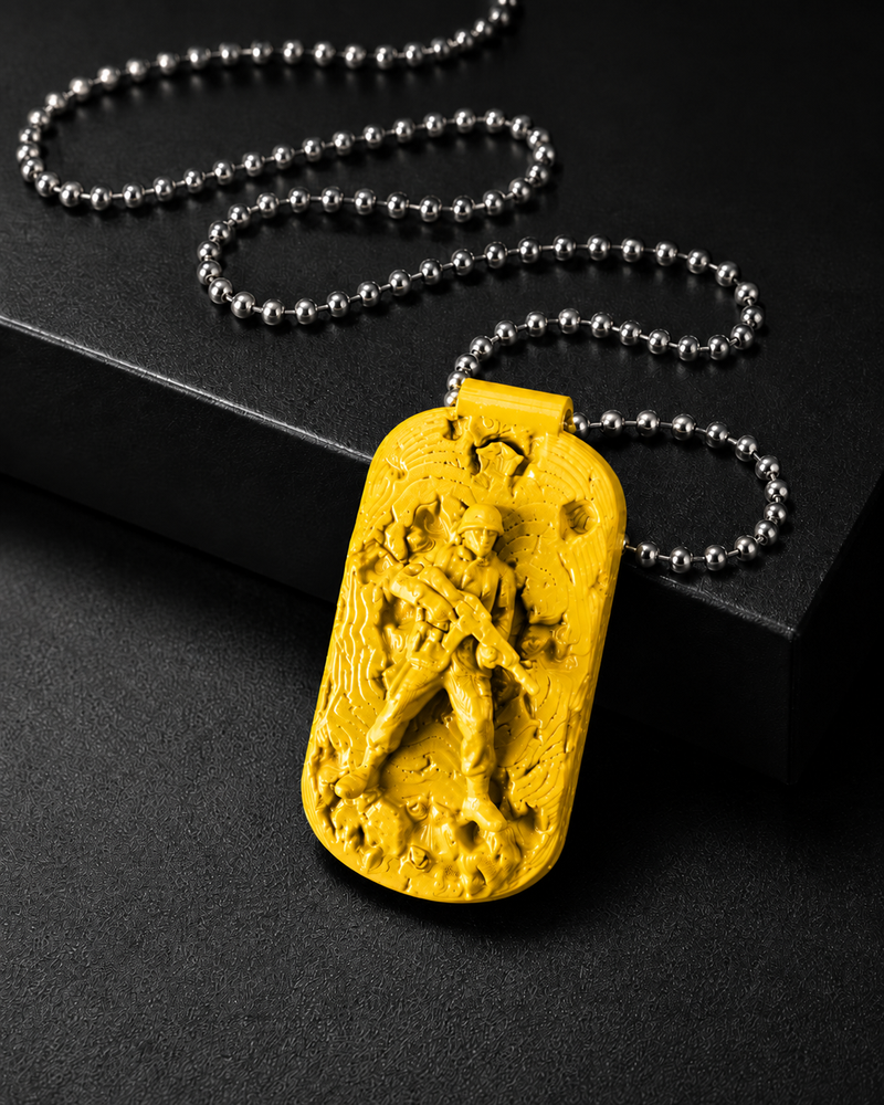 SOLDIERS NECKLACE (AMARILLO)