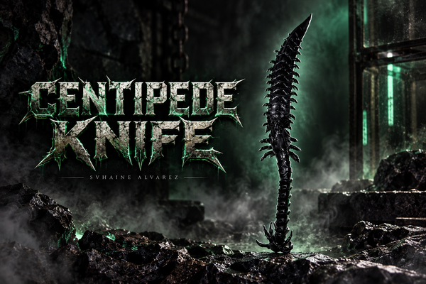 CENTIPEDE KNIFE — mise en scène artistique façon bundle — SVHAINE ALVAREZ